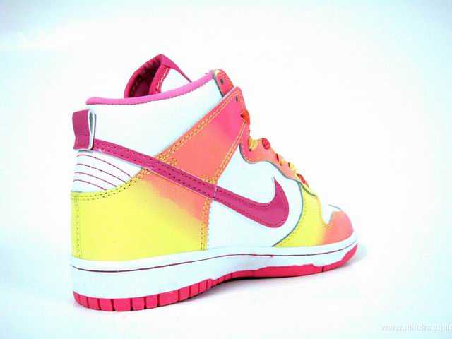 Jaune Femme Rouge Nike Dunk De